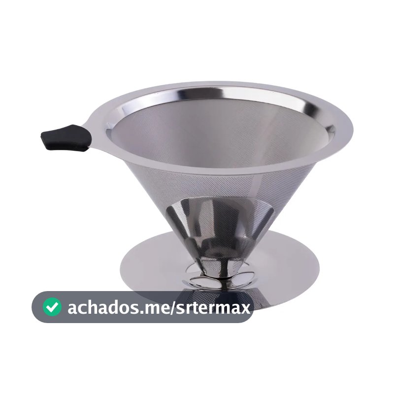 Filtro De Café Coador Inox 104 Extra Grande Reutilizável