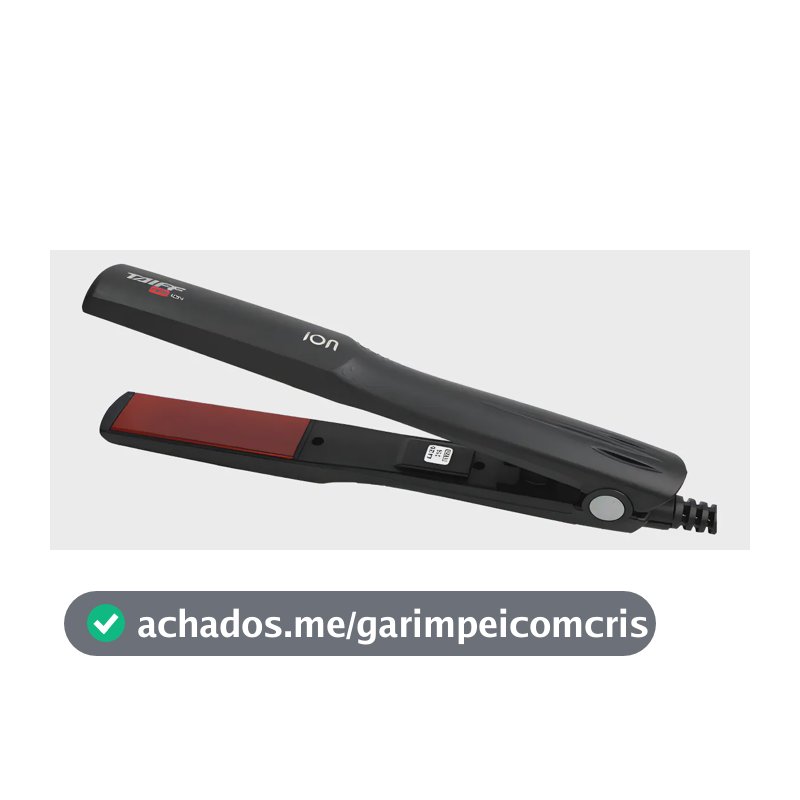 Chapinha Prancha De Cabelo Taiff 200°c Red Íon