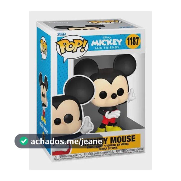 Funko Pop! Disney Mickey e seus amigos Mickey Mouse #1187