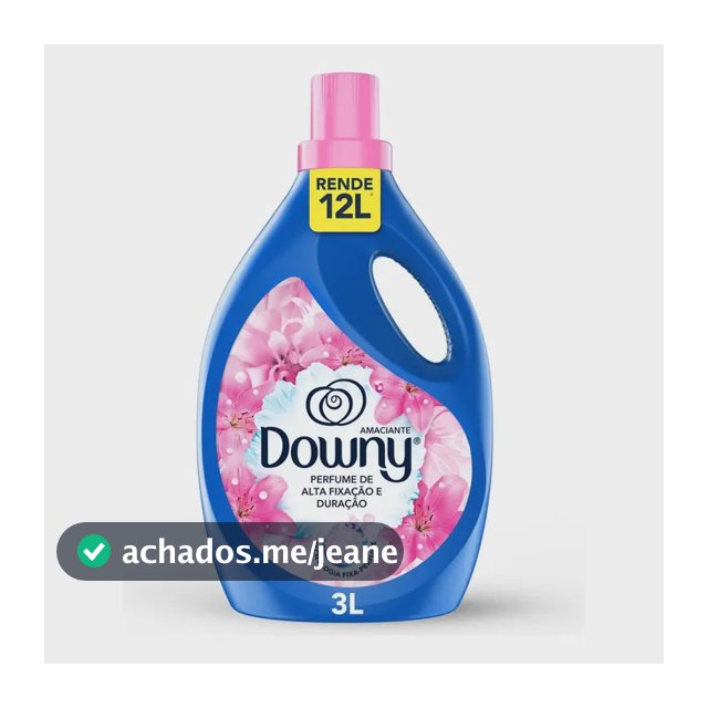 Amaciante Downy Concentrado Frescor Da Primavera 3L Rende 12L