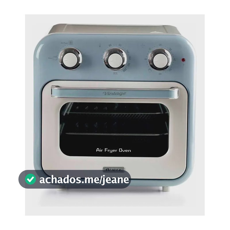 Fritadeira Air Fryer Oven Ariete Vintage Azul 16l 1200w Azul-claro
