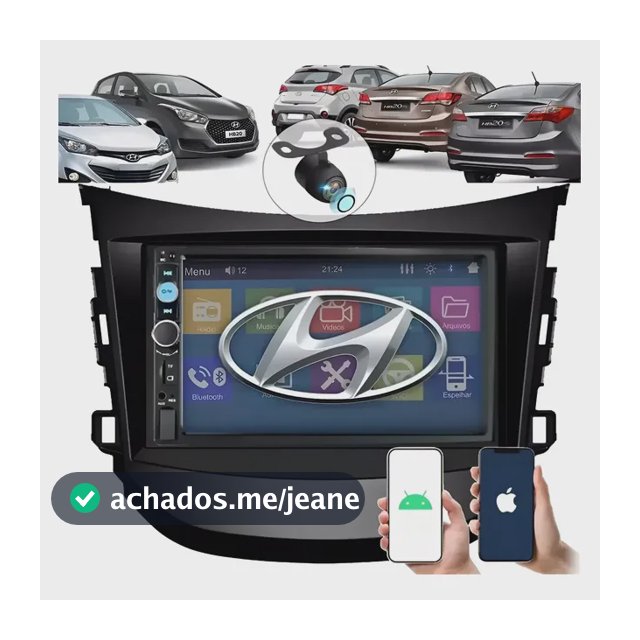 Multimidia Hb20 Hb20s Hb20x 2012 A 2019 Usb Espelhamento