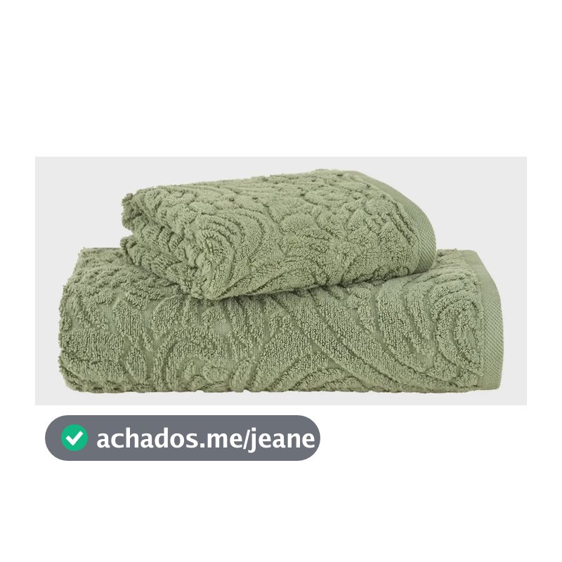 Jogo De Toalhas Buddemeyer Safira Air Cotton Banho 2 Verde