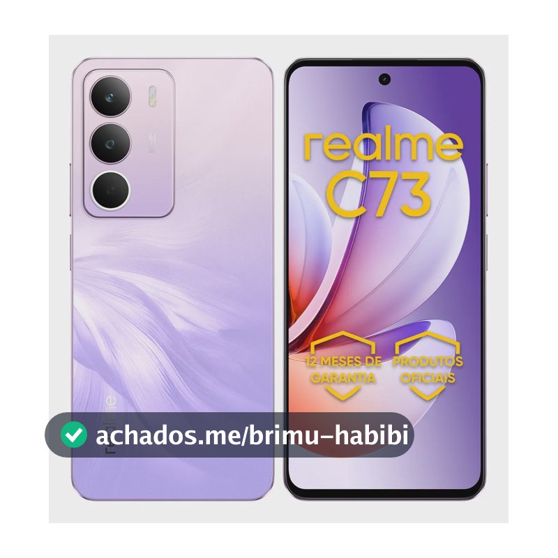 Celular Smartphone Realme C73 128gb 4gb Ram Dual Sim 120hz 6000mAh Violeta
