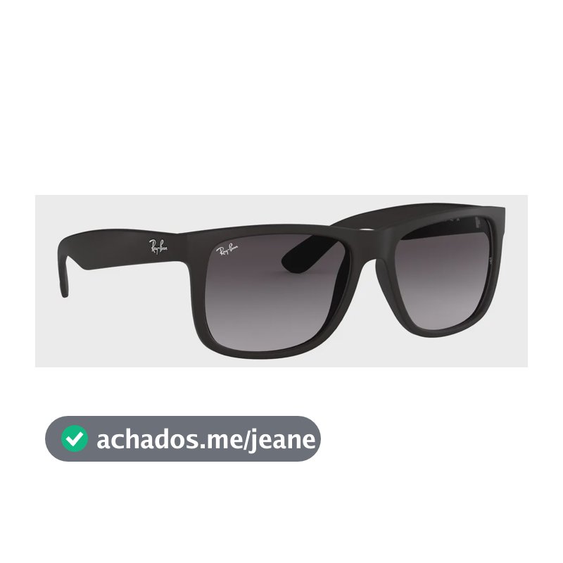 Óculos de sol Ray-Ban Justin Classic RB4165 Negro