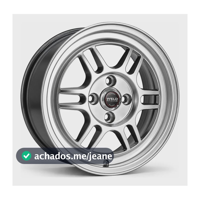 Jogo De Rodas Aro 15 4x100 Tala 6 Modelo F1 Enkei Up Tsi Civic Gol Saveiro Chevette Rodas Racing Liga Leve Hiper Gloss 4x100