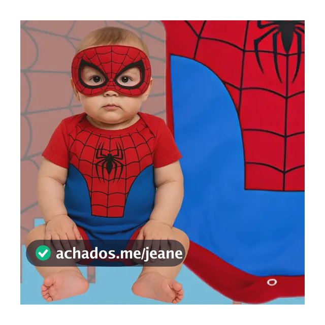 Body Temático Bebê Super Herói Mesversário + Acessório Festa
