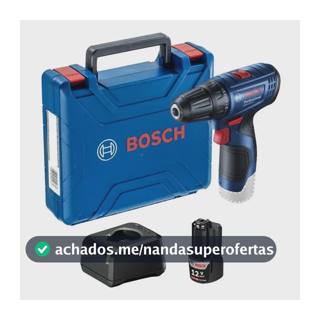 Parafusadeira E Furadeira 3/8 A Bateria Bosch Gsr 120-li