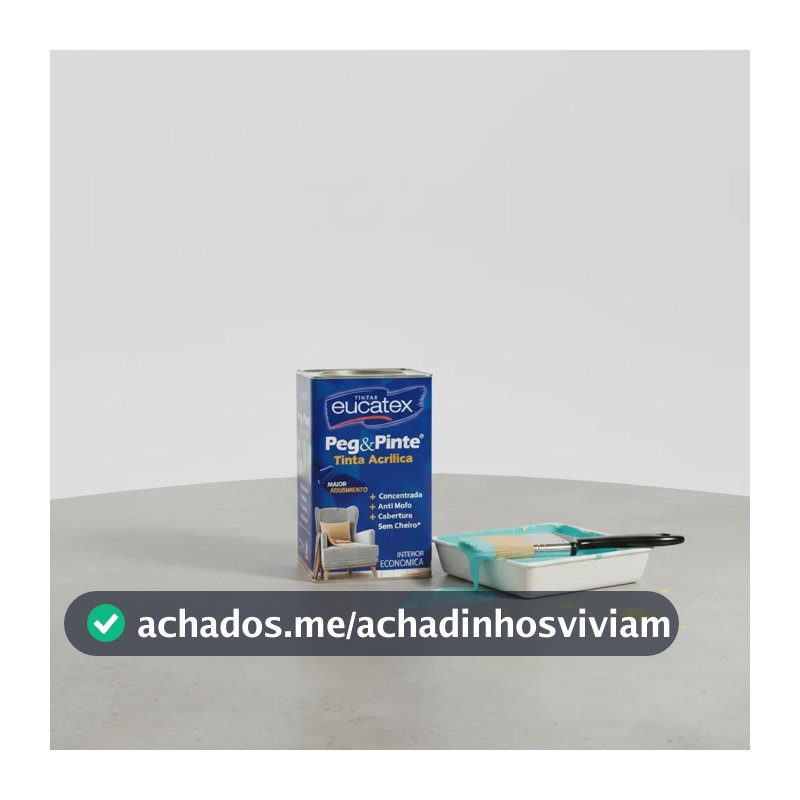 Tinta Peg & Pinte Antimofo Sem Cheiro Cores 1 8 L Eucatex Acabamento Fosco Cor Areia Pipa