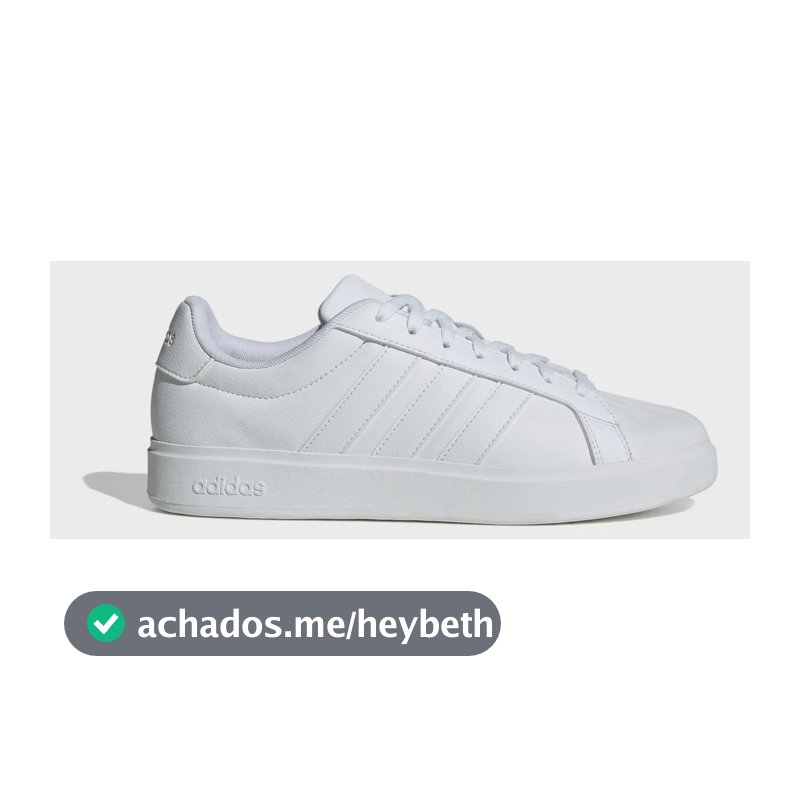 Tênis Masculino Streettalk adidas Ftwwht Ftwwht Ftwwht Liso 39 Br