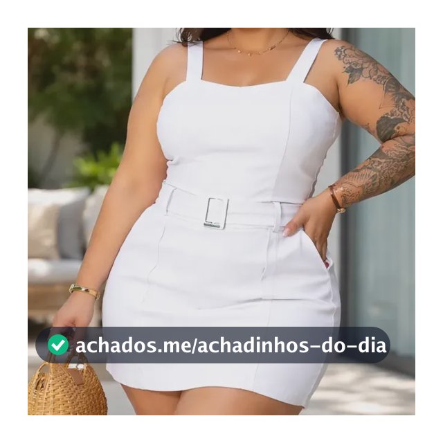 Conjunto Plus Size Short Saia Blusa Feminina Bengaline Cropp