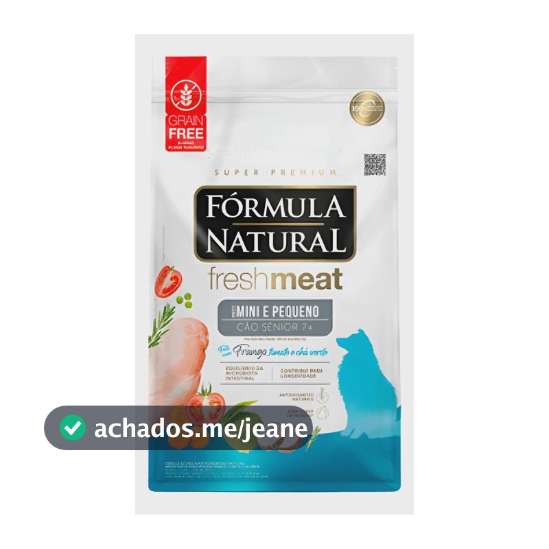 Fórmula Natural Fresh Meat Cães Sênior Porte Peq. 2,5 Kg