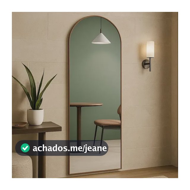 Espelho 170x70 Decorativo Grande Corpo Inteiro Com Moldura Caramelo
