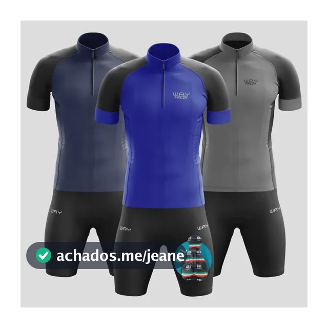 Conjunto Camisa + Bermuda Ciclismo Roupas Ciclismo Gel Pro