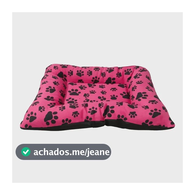 Cama Pet Colchonete Grande Para Cães E Gatos Poliéster