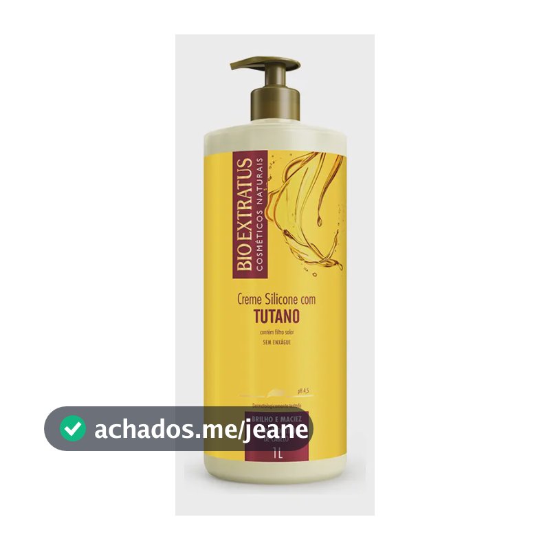 Creme De Silicone Tutano Bio Extratus - 1l Força E Maciez
