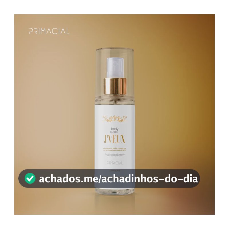 Body Splash 200 Ml J'veux By Primacial - Fragrância Floral