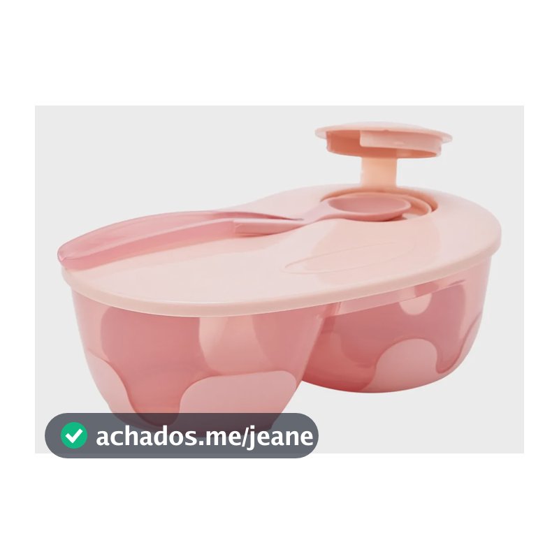 Kit Refeição Buba Redonda Rosa Lisa Sem Personagem