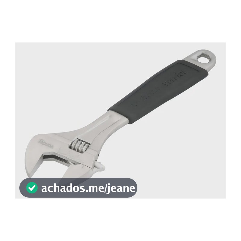 Chave Ajustável 10 Niquelada Vonder