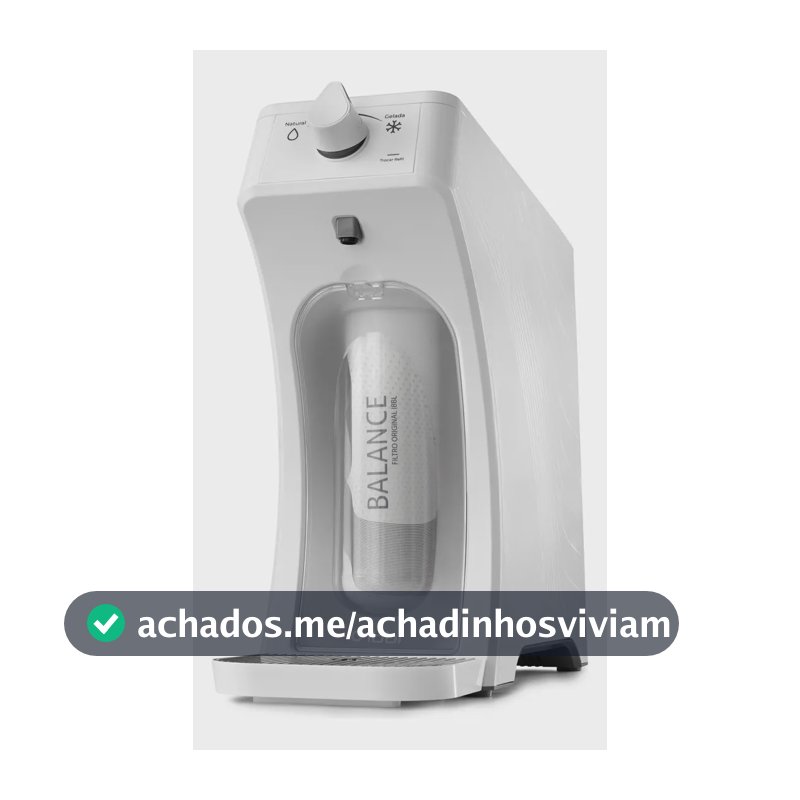 Purificador de Água Gelada Fria e Natural Eletrônico Ibbl E-due Equilibrium Branco