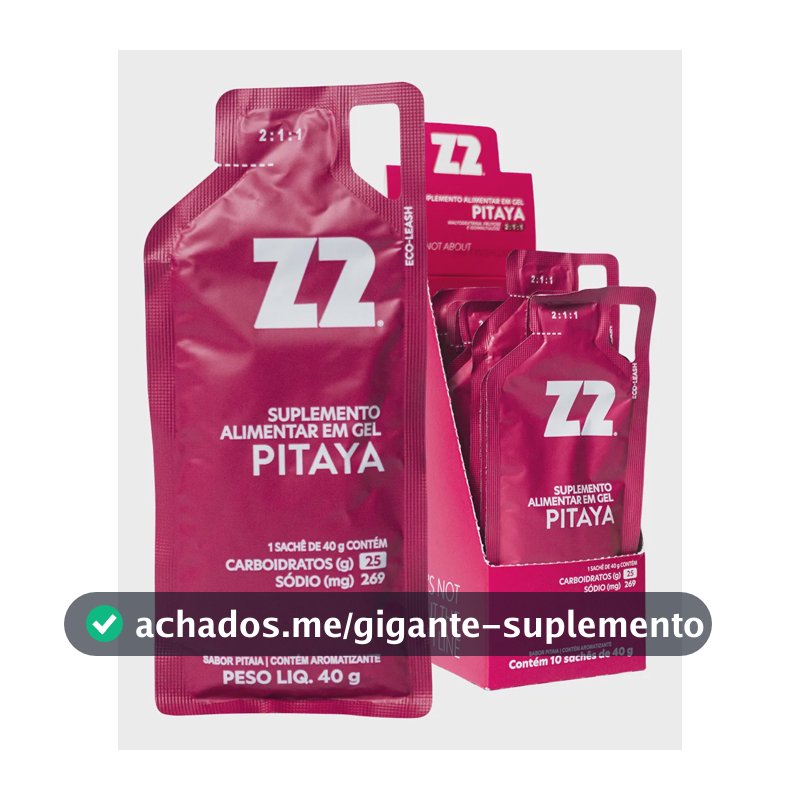 Suplemento Em Gel Z2 Performance Energy Carboidratos Sabor Pitaya X 40g 10 Un