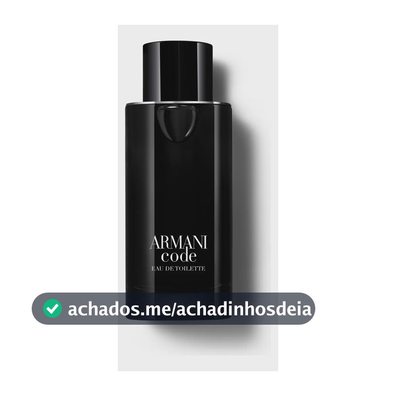 Perfume Masculino Armani Code Eau de Toilette Refilável, 125ml