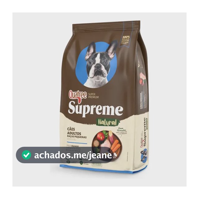 Granvita Quatree Super Premium Supreme Cão Adulto Raças Pequenas Seca