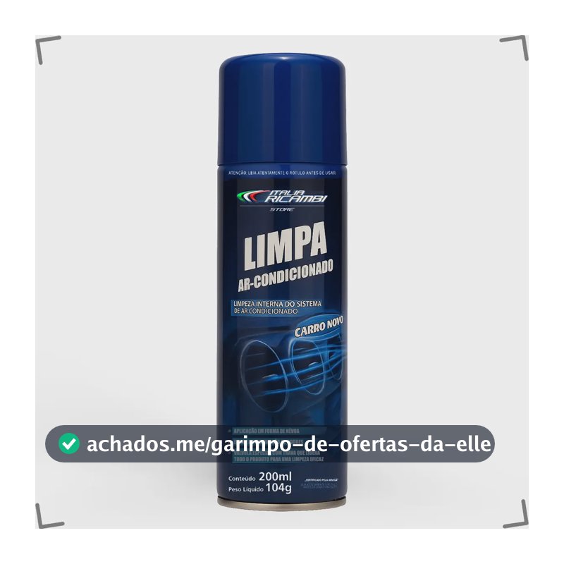Limpa Ar Condicionado Higienização Carro Novo Spray