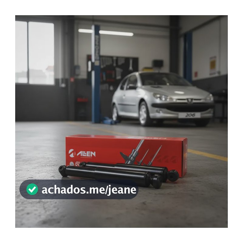Par Amortecedor Traseiro Peugeot 206 207 1.0 1.4 1.6