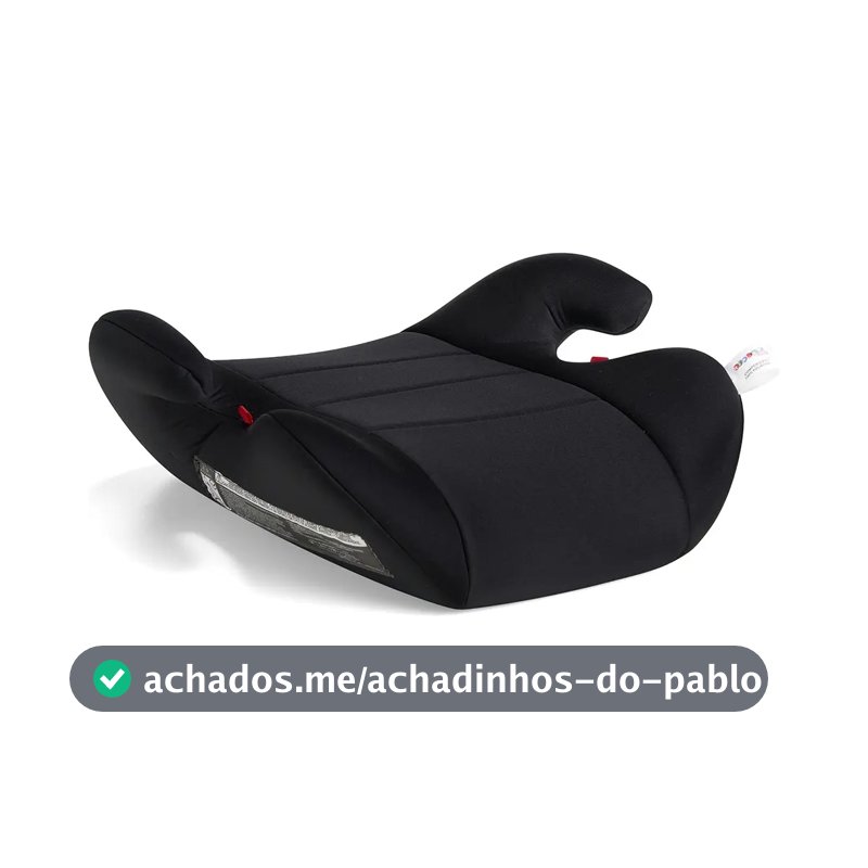 Assento de Carro Infantil Elevação Booster Fit Up 15 à 36kgs Preto Maxi Baby - 21423