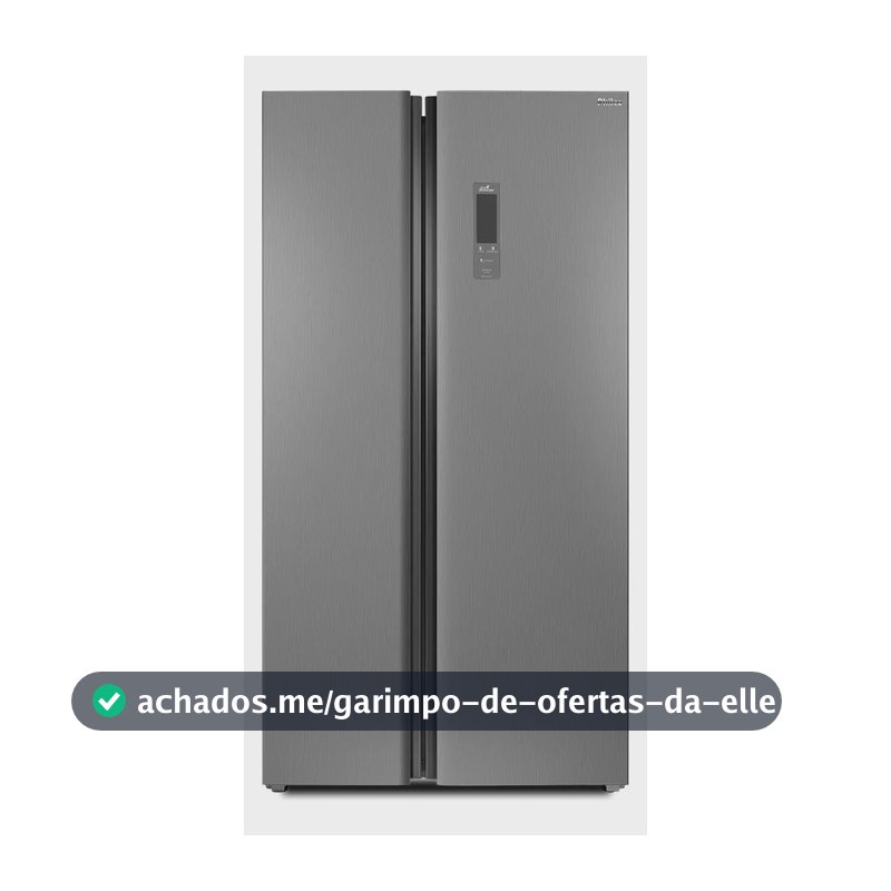Philco geladeira inverter frost free PRF535I inox com freezer 437l