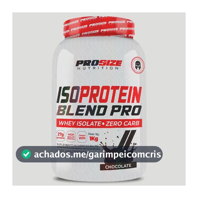 Iso Protein Blend Pro 1kg Proteína Definição Recuperação Chocolate