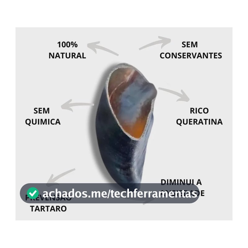 Mordedor Natural Petisco Casco Para Caes