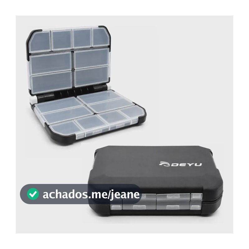 Estojo Isca Artificial Jig Pesca Caixa Organizadora Maleta Estojo Xd-72g
