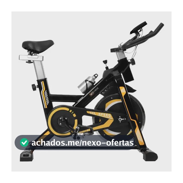 Bicicleta Spinning Com Roda De Inércia De 13kg Wct Fitness Original Cor Preto Preto/amarelo