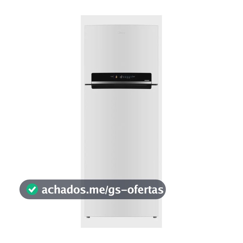 Geladeira Midea Frost Free Duplex 491L Inverter com Wi-Fi, Branca
