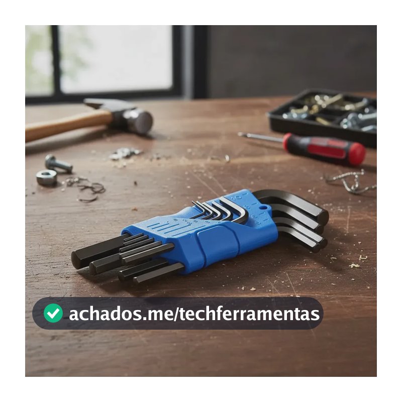 Jogo De Chave Allen Curta De 1.5 A 10 Mm Com 9 Peças Gedore