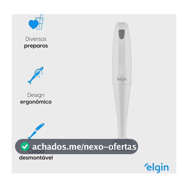 Mixer De Mão 200w Compacto Leve E Ergonômico MIX1001 Elgin