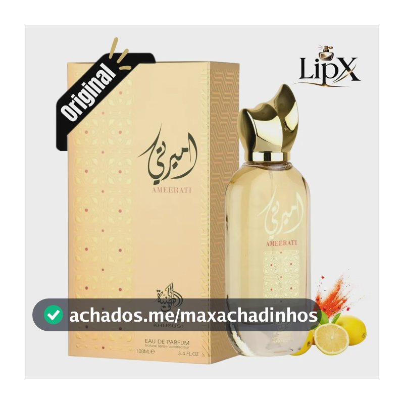 Perfume Árabe Ameerati Feminino Eau De Parfum 100 Ml Com Nf lipx