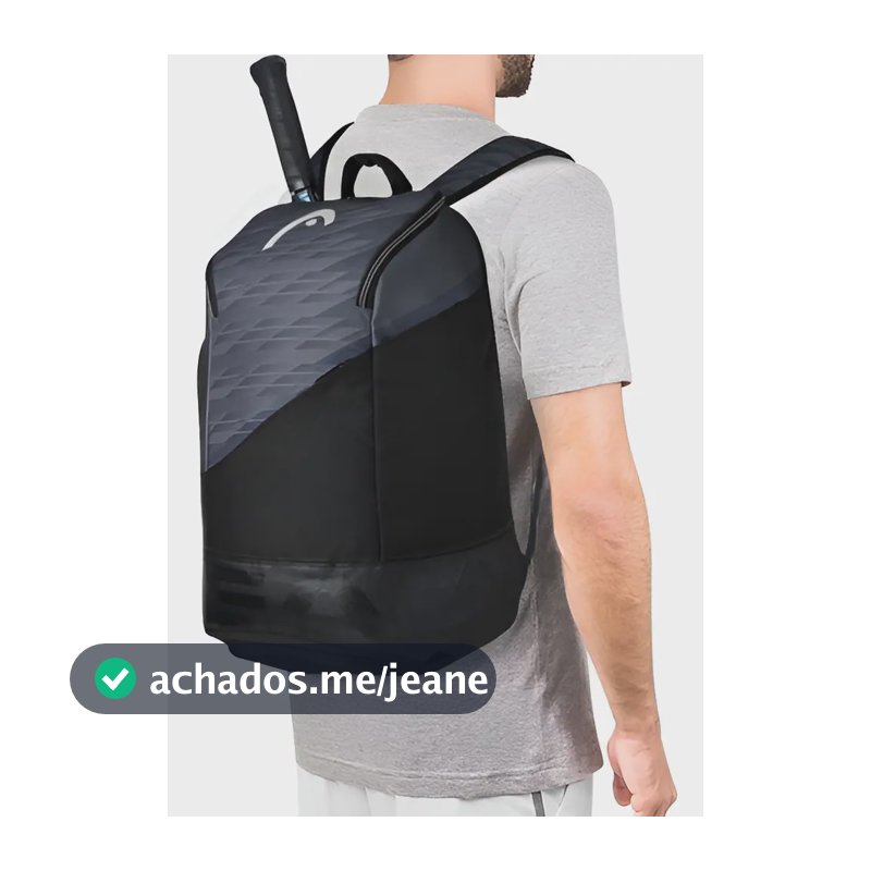 Mochila Para Tenis Tenista Head Speed - Novak Djokovic Cor Preto
