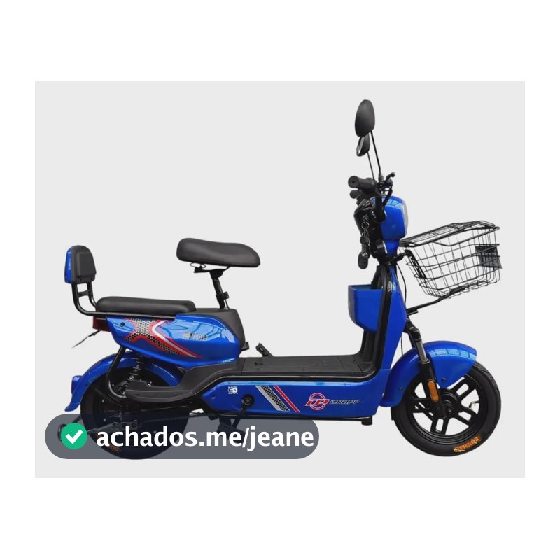 Bicicleta/scooter Eletrica Dropp Ev 1013 500w Azul Azul Único