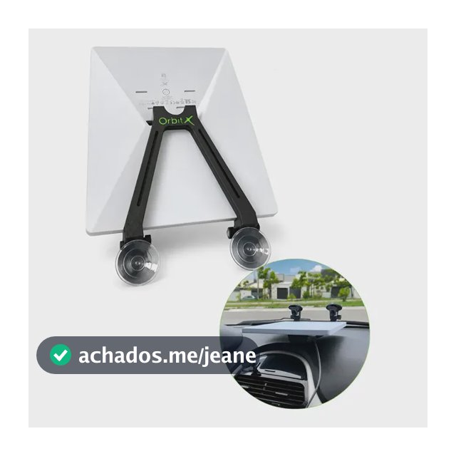 Suporte De Painel Starlink Mini Com Ventosas Antimulta Preto