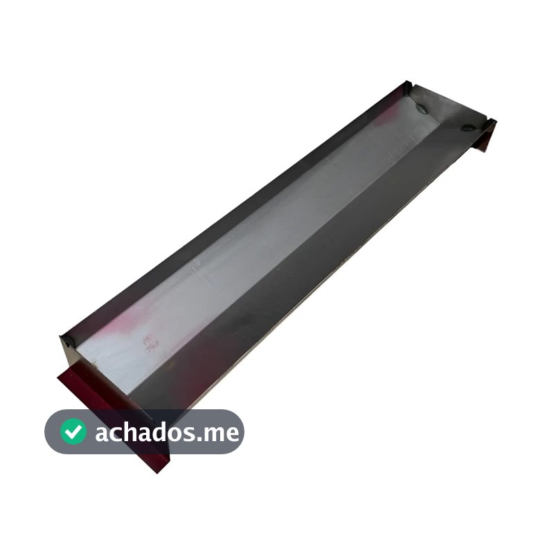 Forma De Aço Para Produção De Chapéu Muro Pingadeira 15x65cm