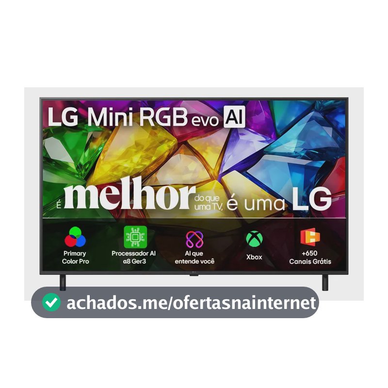 Smart Tv 4k 55  LG Mini Rgb Evo Ai Mrgb85 2026