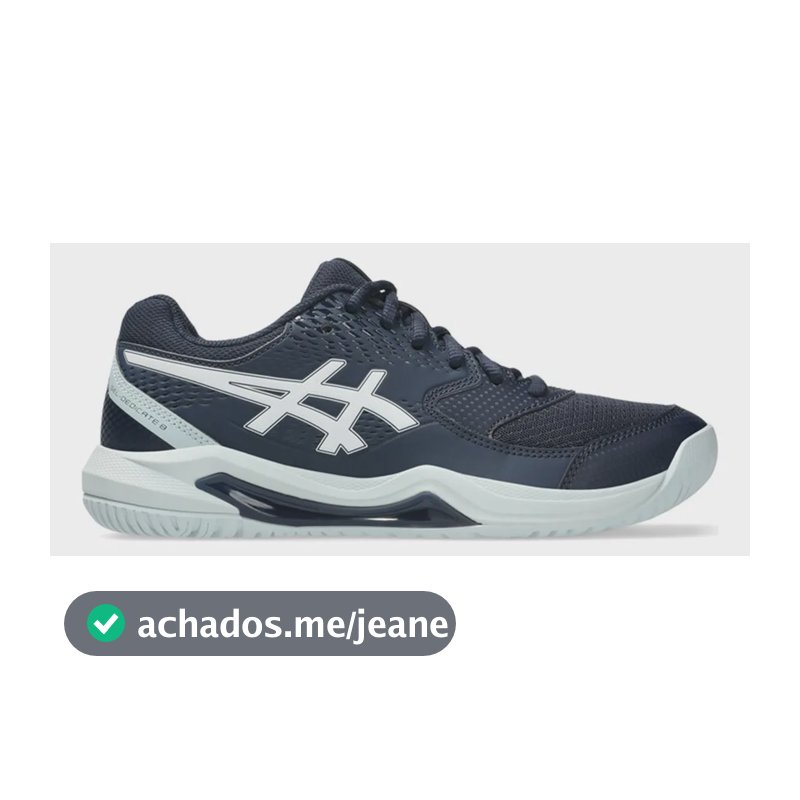 Tenis Asics Gel-dedicate 8 402 Feminino Azul/branco 36 Br