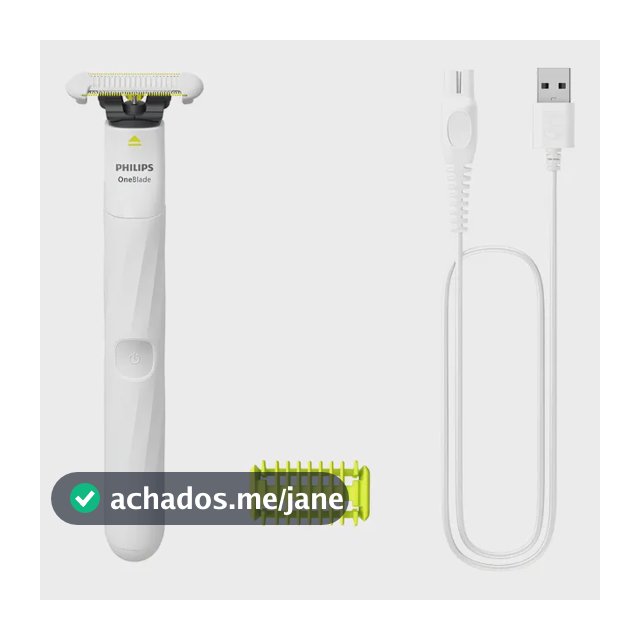 Aparador E Raspador Oneblade Intimate Qp1924/10 Philips Branco 127/220v