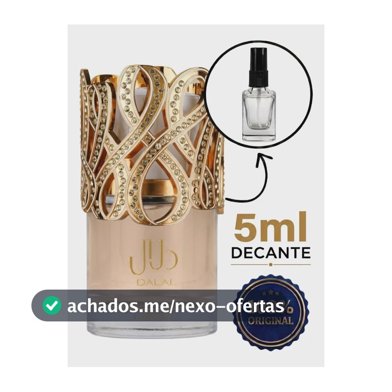 Perfume Árabe - Lattafa - Dalal Edp - 5ml - Feminino