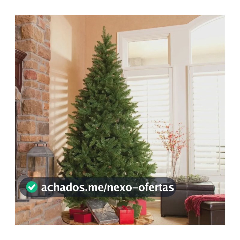Arvore De Natal 180m Pinheiro Verde Tradicional 1200 Galhos 180cm