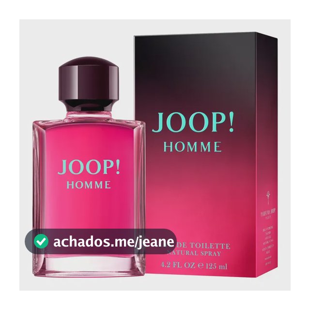 Perfume Masculino Homme Joop! Eau de Toilette 125ml
