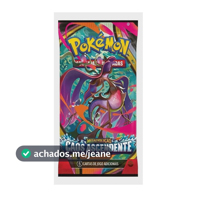 Pokemon Cartas - Mega Evolução - Caos Ascendente - Booster U Português